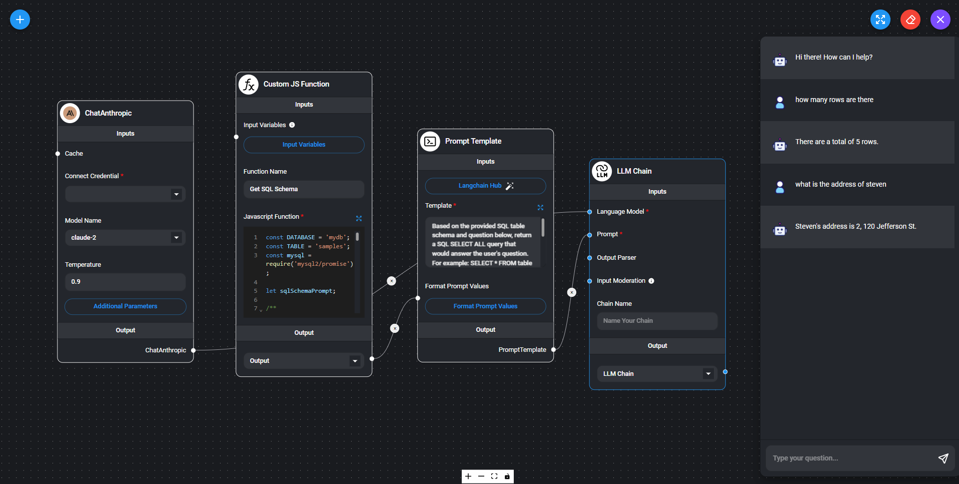 Flowise - Low code LLM Apps Builder