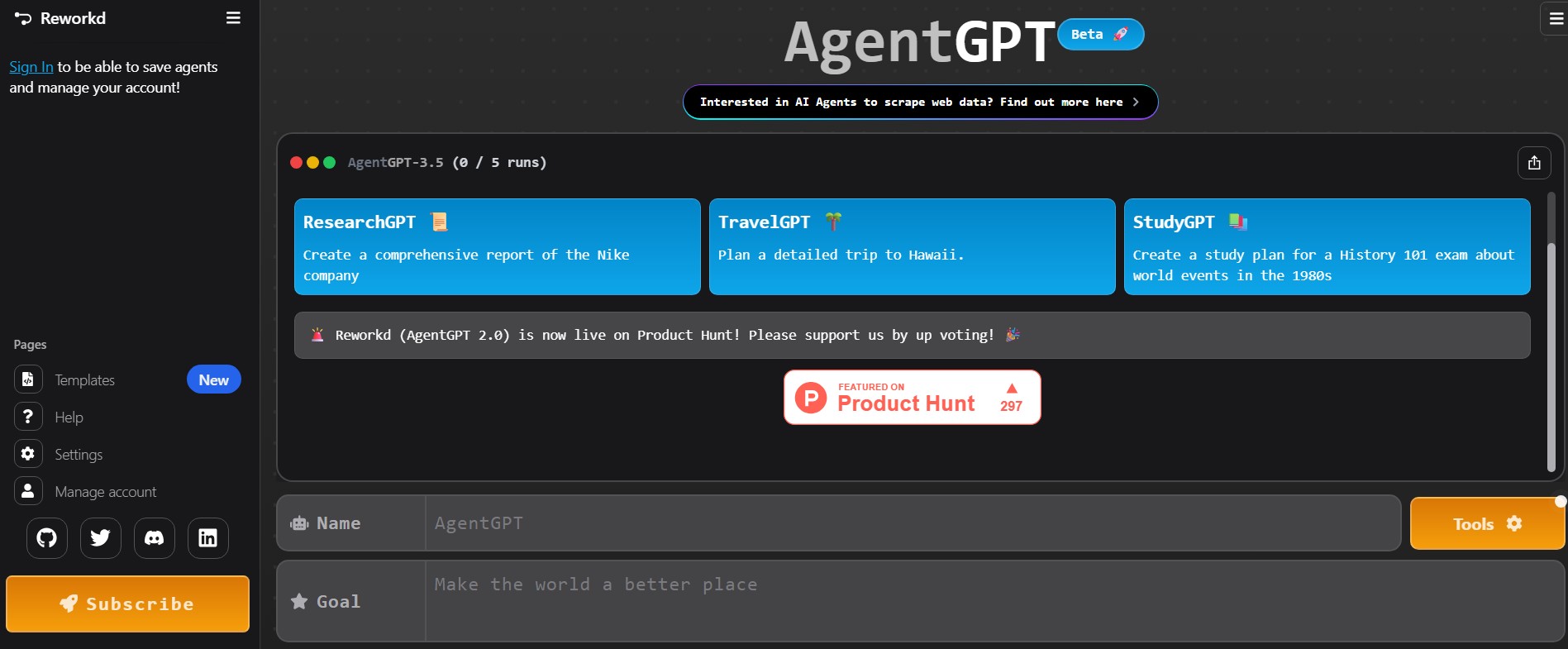 Agent GPT