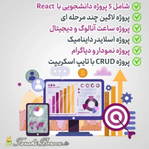 5 پروژه آماده React (ری اکت)